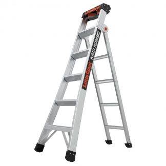 Profesionální, kombinovaný žebřík King Kombo Professional M6