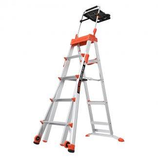 Profesionální, všestranný, lehký, výsuvný žebřík Select Step