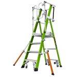 Profesionální, nevodivý, bezpečnostní, klecový žebřík Safety Cage 2.0 M4