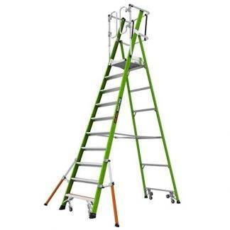 Profesionální, nevodivý, bezpečnostní, klecový žebřík Safety Cage 2.0 M10