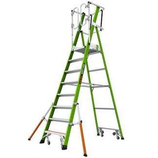 Profesionální, nevodivý, bezpečnostní, klecový žebřík Safety Cage 2.0 M8