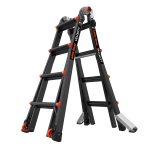 Profesionální, vícepolohový, kloubový žebřík Velocity Pro M17