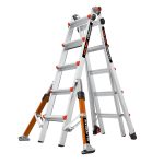 Profesionální, vícepolohový, kloubový žebřík Conquest All-terrain M22