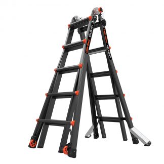 Profesionální, vícepolohový, kloubový žebřík Velocity Pro M22