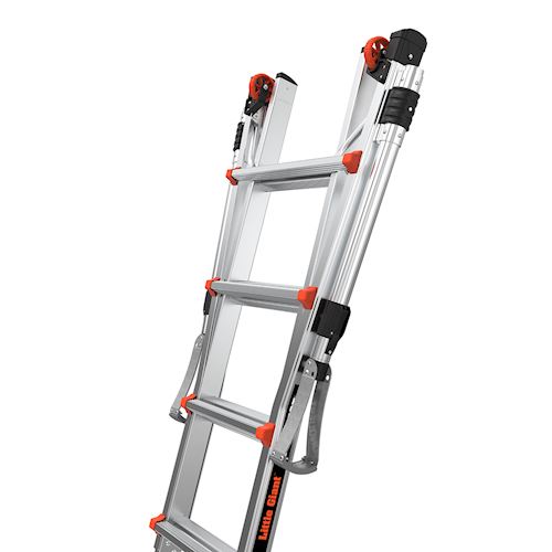 Profesionální, vícepolohový, kloubový žebřík Conquest PRO All-terrain M22 - Obrázek 15