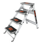 Profesionální bezpečnostní schůdky Safety Step 4 bez madla